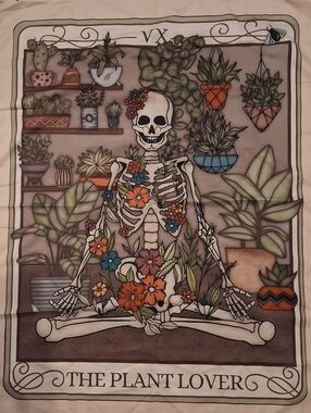 The Plant Lover Wall Tapestry - Neutral & Green